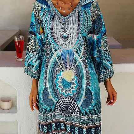 Zomerse Tuniekjurk met Print voor Dames - Visconte