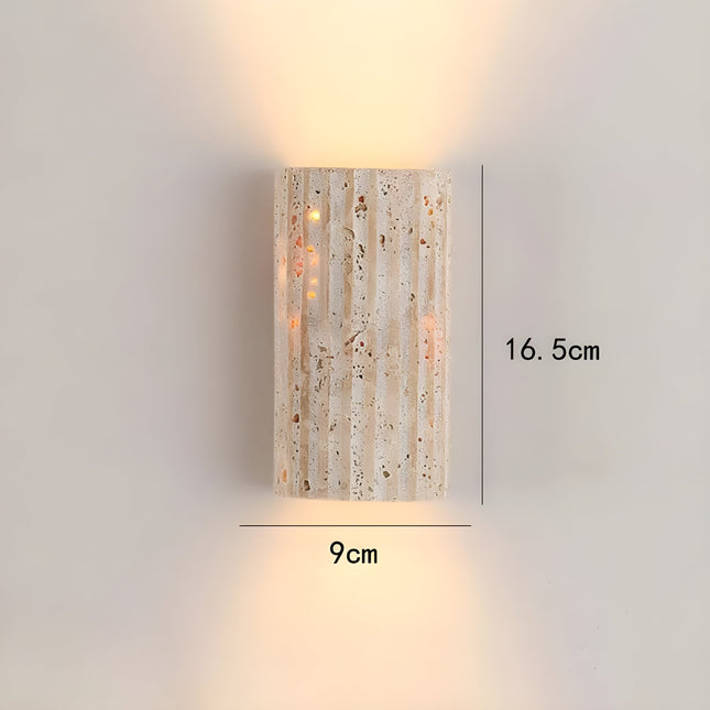 StoneGlow Indoor Wall Lighting | Natural Stone LED Lamp | Artistic Ambiance Enhancement | Energy-Efficient Warm White Light | Elegant Home Interior Décor