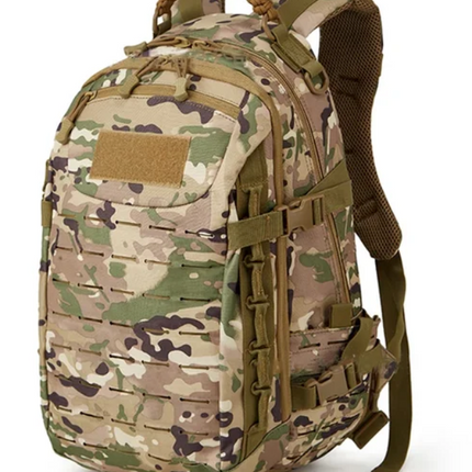 Durable 30L Backpack | MOLLE System | Nylon Material | Hydration Pocket | Multiple Compartments | Adjustable Straps | EDC Versatile | Waterproof | Outdoor & Urban Use | Ergonomic Design