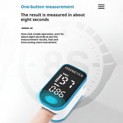 Non-Invasive Glucose Monitor | Advanced Sensor Technology | Fast, Accurate Results | Large LED Screen | Reversible Display | Portable Blood Sugar Measurement | Energy-Saving Auto Shut-Off