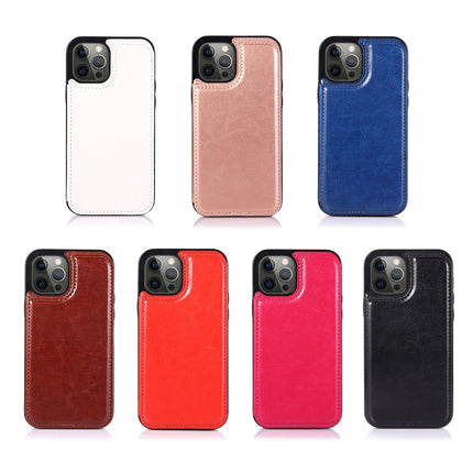 Premium Leather Phone Cover | Card Holder & Magnetic Closure | Stylish & Durable | Multiple Colors