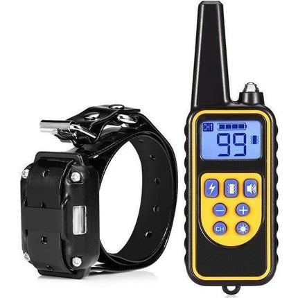 Waterproof Dog Training Collar | Remote Control | Adjustable Levels | 3 Training Modes | 800m Range | Noustia | Anti-Bark | Rechargeable | Suitable for All Dogs | Shock Vibration Sound