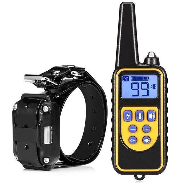 Waterproof Dog Training Collar | Remote Control | Adjustable Levels | 3 Training Modes | 800m Range | Noustia | Anti-Bark | Rechargeable | Suitable for All Dogs | Shock Vibration Sound