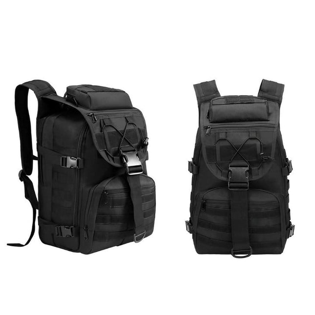 Men's Tactical Camouflage Backpack | 40L Capacity | Nylon Military Rucksack | Travel, Hiking, Camping Gear | MOLLE System | Durable & Versatile Outdoor Bag for Adventure | Noustia