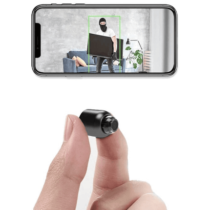 Small Wireless Security Camera | Night Vision | 1080P HD Video | Motion Detection | Portable and Stealthy Design | Wide Angle Lens | Remote Monitoring | WiFi Connectivity | Infrared | Noustia