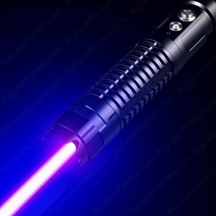 Burning Blue Laser Torch | High-Power Tactical Flashlight | Instant Fire Starter | Compact Outdoor Companion | Blue Laser | High-Efficiency Reflector | Durable Aluminum Body | Noustia