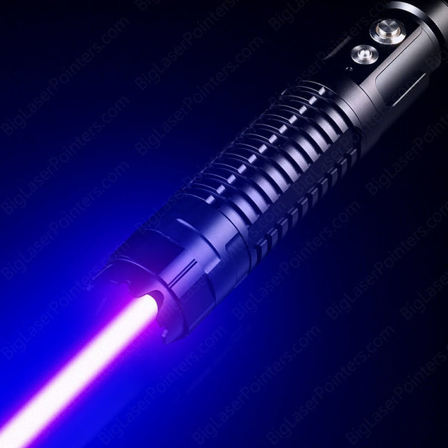 Burning Blue Laser Torch | High-Power Tactical Flashlight | Instant Fire Starter | Compact Outdoor Companion | Blue Laser | High-Efficiency Reflector | Durable Aluminum Body | Noustia