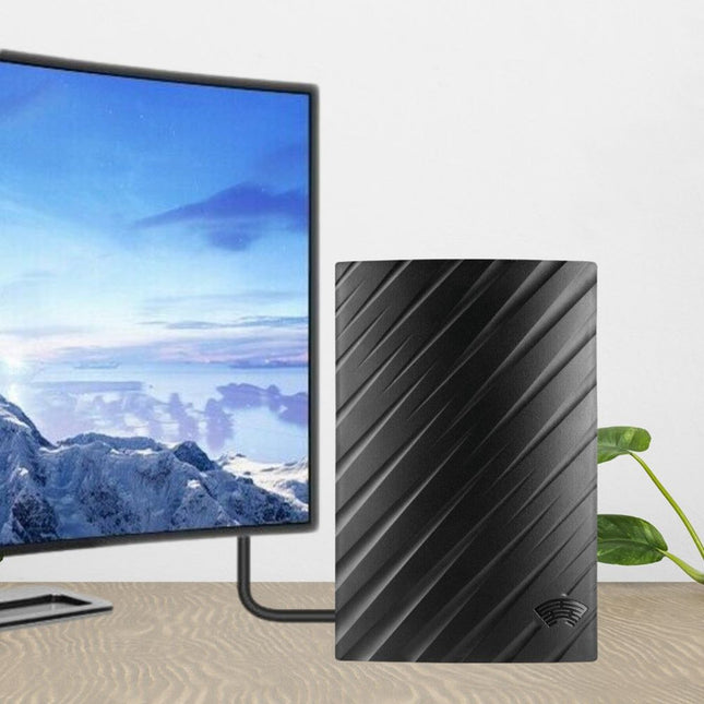 HD Digital Antenna | 4K Supported | 600 Mile Range | Indoor/Outdoor Use | Noustia | Amplified Signal | Waterproof | 16.5 ft Coaxial Cable | Stunning 1080P & 4K Resolution | Eliminate Subscription Bills