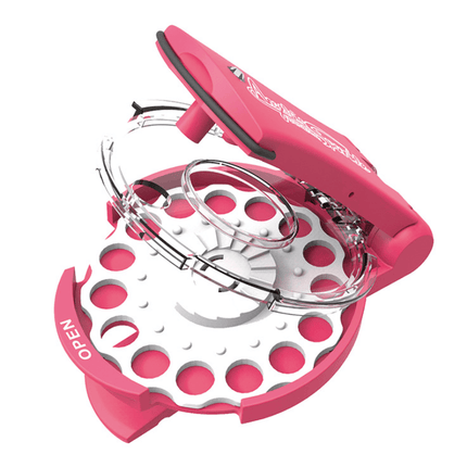 Blinger Gem Styling Tool | Pink | Self-Adhesive Gems for Hair & Accessories | Deluxe Set | Safe for All Ages | Design & Decorate with 300 Gems & Tool | Ideal for Clothes, Purses, Phone Cases | Over 6 Years
