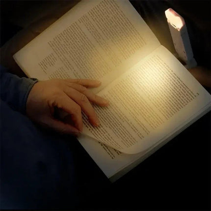 Portable LED Book Light | Adjustable Brightness & Color Temperature | USB Rechargeable | Eye Strain Reduction | Compact Design | Blocks 99.9% Blue Light | Ideal for Travel | Black, White, Pink, Blue