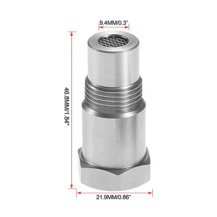 Oxygen Sensor Adapter | M18x1.5 Thread | Engine Warning Light Solution | Enhanced Exhaust Performance | Universal Fit | Easy Installation | Stainless Steel | Heat & Corrosion Resistant | Fits Most Vehicles