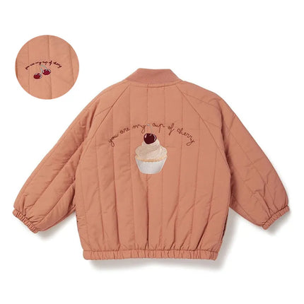 MiniStyle | Embroidered Cotton Jacket for Toddlers | Warm Winter Wear | Vibrant Colors | Snug Fit | Ages 0-3 | Weather-Resistant | Cozy Padded Layer | Ultimate Cold Protection