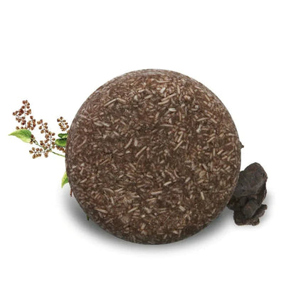 Tuberous Flower Natural Hair Darkening Shampoo Bar | Organic Thickening & Rejuvenating Formula | Anti-Dandruff & Oil Control | Eco-Friendly Packaging | 55g