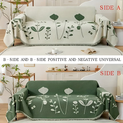 Modern Bloom Sofa Cover | Reversible Floral Design | Stylish Home Protection | Microfibre Blend | Durable & Luxurious | Versatile Use | Comfort & Protection Against Wear & Spills | Refresh Your Decor