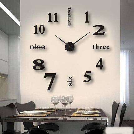 Moderno | Sleek Minimalist Wall Clock | 40 cm Diameter | High-Quality Design | Ideal for Living Room, Kitchen, Office | Easy-to-Read Clear Dial | Requires AA Battery