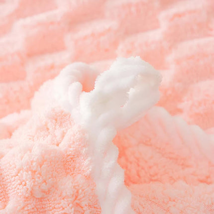 Pure Soft Fleece Towels | Cozy Breathable 2-Piece Set | Includes Bath & Hand Towel | Durable with Tight Stitching | Top Hanging Loop | Machine Washable | Everyday Luxury & Comfort
