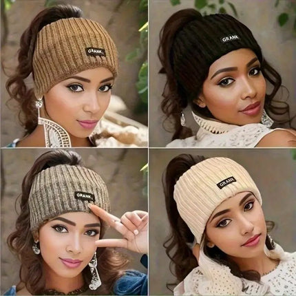 Women's Knitted Winter Headband | Chunky Cable Knit with Bow Knot | 100% Acrylic Wool | Cozy Turban-Style Ear Warmer | Artisan Handcrafted with Buttons | Boho Chic for Cold Weather Activities | Multiple Colors Available