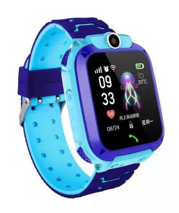 KidGuard | Children's GPS Smart Watch | Real-Time Location & Call | SOS Button | Geofencing | Built-In Camera | Water Resistant | Rechargeable | Lightweight & Comfortable | For School & Outdoor Play