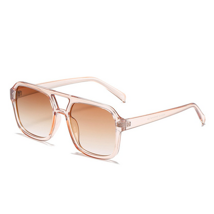 Retro Square Sunglasses | Vibrant Candy Colors | Reflective UV Protection Lens | Chic Beach Companion | Fashionable Comfort