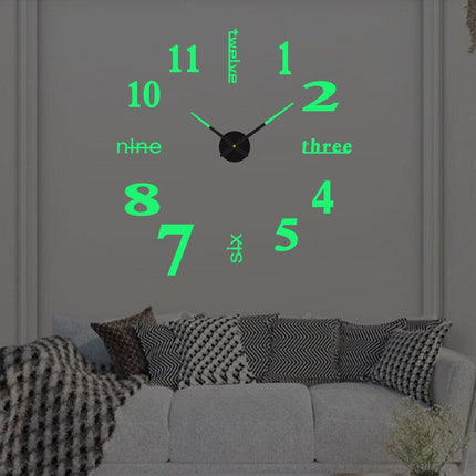 Moderno | Sleek Minimalist Wall Clock | 40 cm Diameter | High-Quality Design | Ideal for Living Room, Kitchen, Office | Easy-to-Read Clear Dial | Requires AA Battery