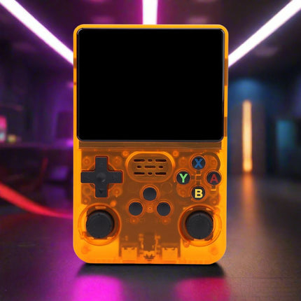 Retro Gaming Console | 20,000 Classic Games | 128GB Storage | Dual Joysticks | 3.5" HD IPS Display | RK3326 Quadcore CPU | 10+ Hour Battery | Built-in Speaker & 3.5mm Audio Port | Nostalgic Entertainment