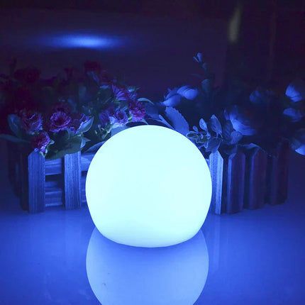 GlowSphere | Spherical Outdoor Accent Lighting | Weatherproof LED Garden Light with Remote | 16 Color Options | Ideal for Patios, Lawns, Verandas | Long-lasting Battery | Indoor/Outdoor Use
