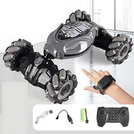 Gesture Sensing RC Car | Advanced Hand Gesture Control | Watch + Remote | Durable Design | High-Speed Stunts | Futuristic Play for Kids & Adults | Includes Rechargeable Battery & Charging Cable | Ages 6+