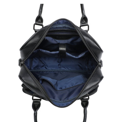 Ines Delaure Polyurethane Laptop Bag | Fits 15.6" | Multiple Compartments | Classic Shoulder Strap | Stylish Colors