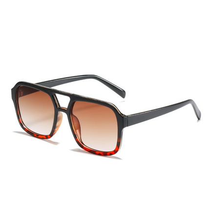 Retro Square Sunglasses | Vibrant Candy Colors | Reflective UV Protection Lens | Chic Beach Companion | Fashionable Comfort
