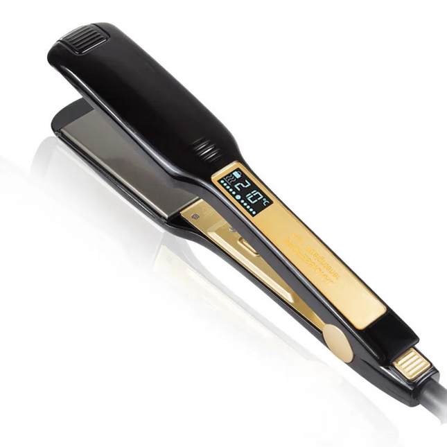 EliteHeat | Titanium Hair Styling Tool | Digital Display | Fast Heat-Up | Adjustable Temperature | Dual Voltage | 2-in-1 Flat Iron & Curler | Precision Plates | Smart Touch Control | 450°F in 30 Sec