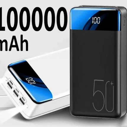 100,000mAh High Capacity Portable Charger | Fast Charging for Smartphones, Tablets & Laptops | Universal Compatibility | Ideal for Travel & Outdoor Adventures