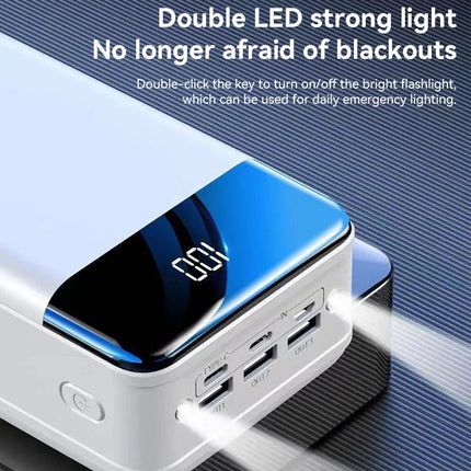100,000mAh High Capacity Portable Charger | Fast Charging for Smartphones, Tablets & Laptops | Universal Compatibility | Ideal for Travel & Outdoor Adventures