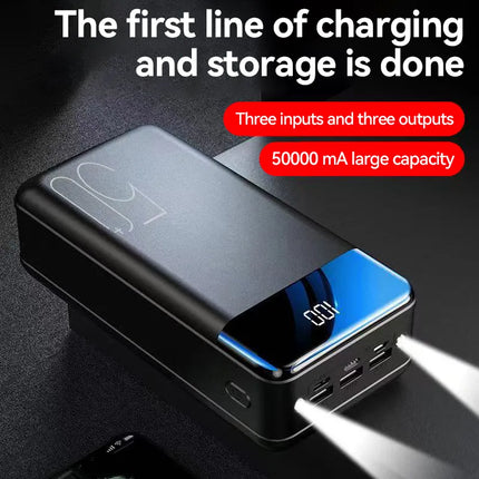 100,000mAh High Capacity Portable Charger | Fast Charging for Smartphones, Tablets & Laptops | Universal Compatibility | Ideal for Travel & Outdoor Adventures