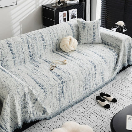 Almond Crest Sofa Protector | Chenille Fabric | Full Coverage Sofa Shield | Neutral Stylish Design | Lounging Comfort | Protects from Pet Fur & Stains | Machine Washable | Fade & Pill Resistant