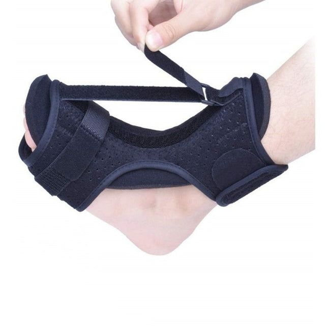 FlexiRelief Adjustable Nightfoot Brace | Supports for Aching Heels & Feet | Comfortable, Breathable Design for Restful Sleep | Aids in Relieving Plantar Fasciitis, Heel Spur, Drop Foot & Tendonitis