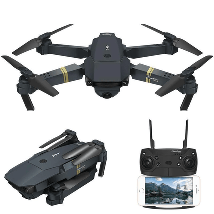 Mini Foldable Drone | UHD Camera | WiFi Smartphone Control | 3 Battery Pro Kit | Headless Mode | 3D Flip | One Key Return | Sleek Design | Noustia