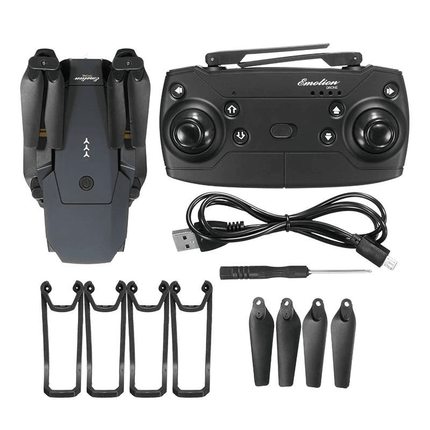 Mini Foldable Drone | UHD Camera | WiFi Smartphone Control | 3 Battery Pro Kit | Headless Mode | 3D Flip | One Key Return | Sleek Design | Noustia