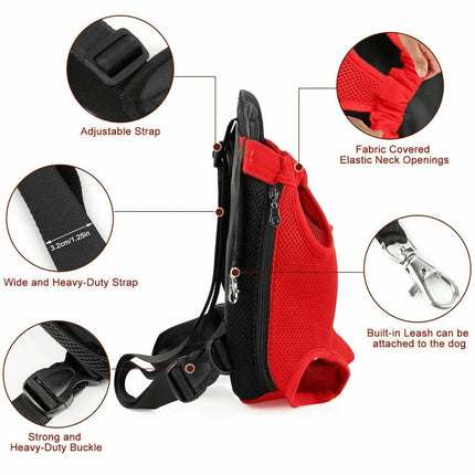Pet Travel Backpack | Comfortable Soft Interior | Lightweight & Stylish Design | Secure & Ventilated for Cats | Sizes Available S-XL | Perfect for Vet Visits & Trips | Cozy Pet Carrier for Stress-Free Adventures