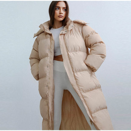 Padded Long Down Jacket for Women | Elise | Warmth & Style | Weather-Resistant | Modern Fit | Sizes S-4XL | Multiple Colors