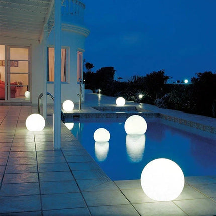 GlowSphere | Spherical Outdoor Accent Lighting | Weatherproof LED Garden Light with Remote | 16 Color Options | Ideal for Patios, Lawns, Verandas | Long-lasting Battery | Indoor/Outdoor Use