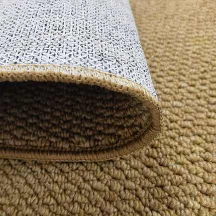Elegant Natural Look | Durable Jute-Style Doormat with Anti-Slip Base | Dirt-Repellent | Machine Washable | NobleWeave Entrance Rug | 50% Polypropylene