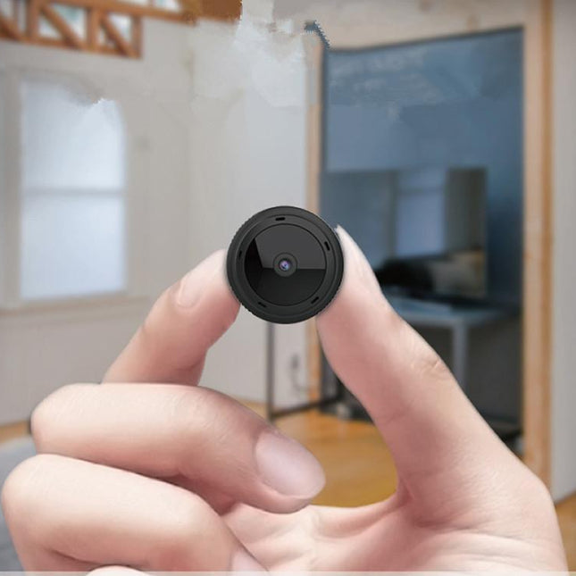 1080P HD Mini WiFi Security Camera | Smartphone App | Night Vision | Wireless Surveillance | Portable Design | Motion Detection | Remote Monitoring | Loop Recording | 12 Infrared Lights | 150° Wide Angle