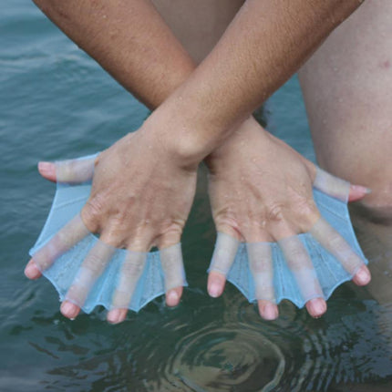 Hydrahand | High-Speed Swimming Hand Fins | Boost Strength & Efficiency | Ideal for Dive, Snorkeling, Surfing | Webbed Design for Aquatic Speed | Silicone Construction | S, M, L Sizes Available