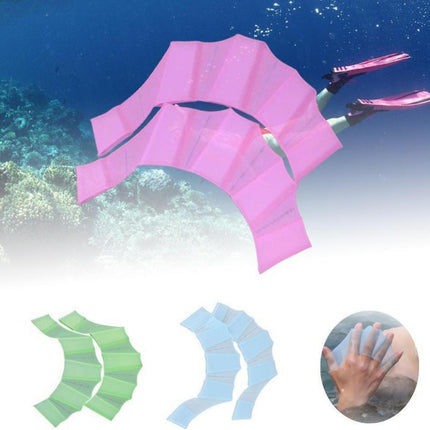 Hydrahand | High-Speed Swimming Hand Fins | Boost Strength & Efficiency | Ideal for Dive, Snorkeling, Surfing | Webbed Design for Aquatic Speed | Silicone Construction | S, M, L Sizes Available