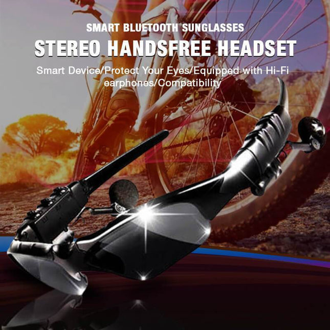 Bluetooth Sunglasses | Hi-Fi Headset | Polarized UV Protection | Wireless 10m | Compatible with iOS & Android Devices | Hands-Free Calling & Music | Lightweight | Long Battery Life