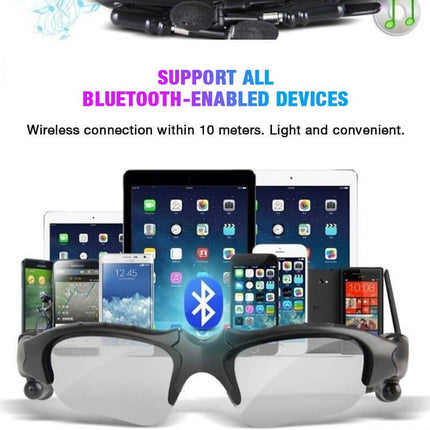Bluetooth Sunglasses | Hi-Fi Headset | Polarized UV Protection | Wireless 10m | Compatible with iOS & Android Devices | Hands-Free Calling & Music | Lightweight | Long Battery Life