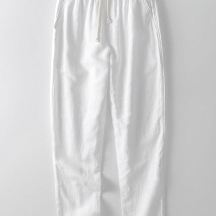 MIKE | Men's Two-Piece Linen Set | Shirt and Trousers | Lightweight | Summer Outfit | Versatile Casual to Semi-Formal Wear | Durable and Easy Care | Breathable and Soft | Elegant Design