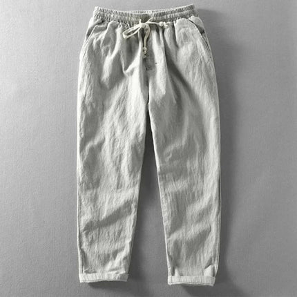 Men's Slim Fit Lightweight Trousers | Breathable Fabric | Wrinkle-Resistant | Deep Pockets | Zip Closure | Ultimate Comfort | Effortless Style | Perfect for Casual and Sophisticated Occasions