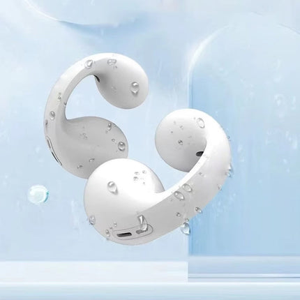 AquaHarmony | Waterproof Bluetooth Wireless Earbuds | Ultra Bass with Hearing Protection | IP68 Shower Safe | 24+ Hrs Listening | Bluetooth 5.0 | Clip-On Design | Black or White
