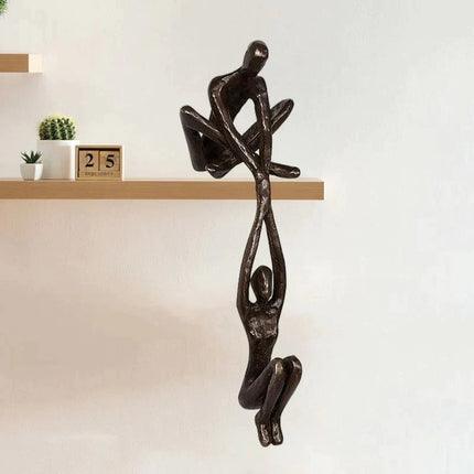 Eternal Love & Balance | Resin Art Sculpture | Symbolic Home Décor | Unique Gift for Couples & Anniversaries | 10.2x6.4x20.5 cm